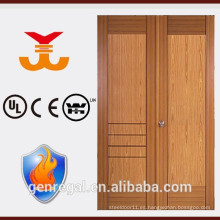 BS476 estándar 30min 60min puerta de madera ignífuga